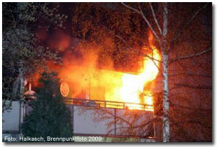 Wohnungsbrand in Dresden 2009