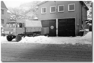 Winter 1978: ein neues Löschfahrzeug 8
