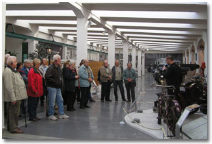 Die Ehren- und Altersabteilung der Feuerwehr Pillnitz bei einem Ausflug