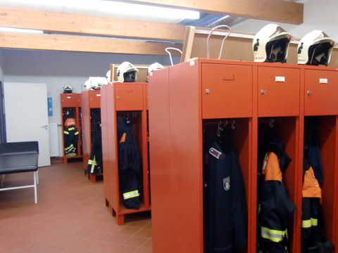 Umkleide Einsatzkräfte