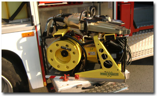 Hydraulisches Rettungsgerät des Löschfahrzeuges