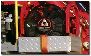 Überdrucklüfter der Drehleiter